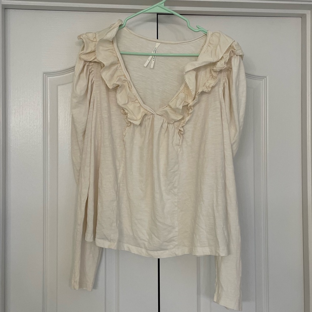 Anthropologie Ruffled Top - Size 2X